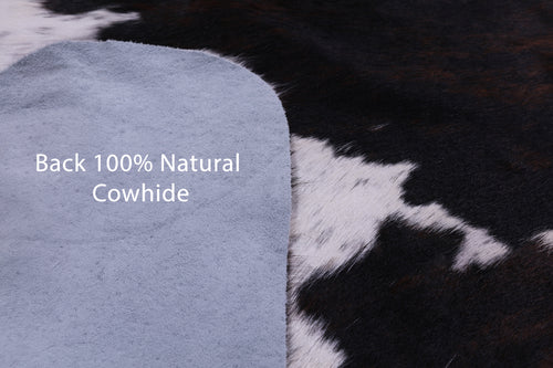 Tricolor Natural Cowhide Rug - X-Large 7'4
