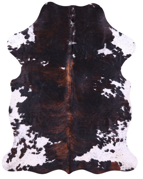 Tricolor Natural Cowhide Rug - X-Large 7'4