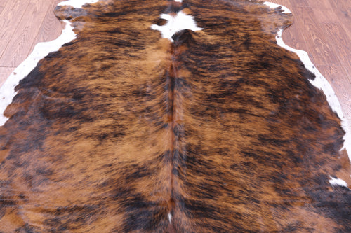 Brindle Natural Cowhide Rug - X-Large 7'1