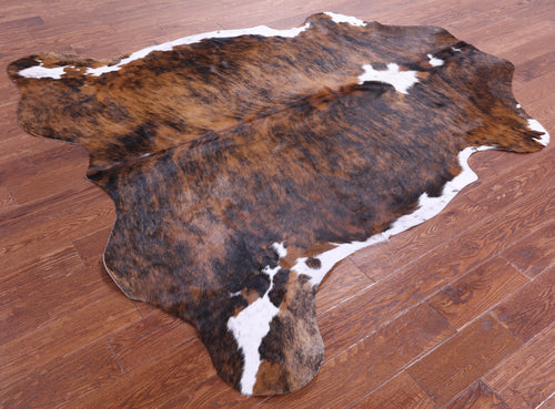 Brindle Natural Cowhide Rug - X-Large 7'1
