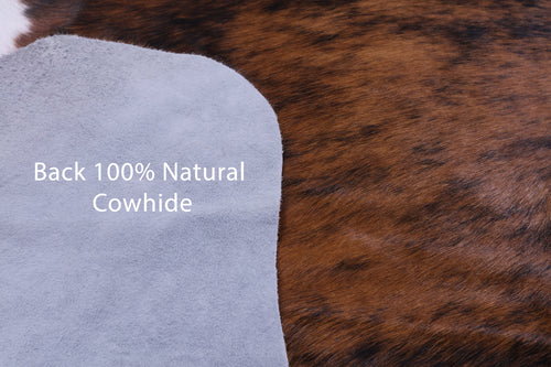 Brindle Natural Cowhide Rug - X-Large 7'1