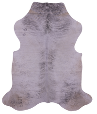 Thumbnail for Grey Brindle Natural Cowhide Rug - X-Large 7'2
