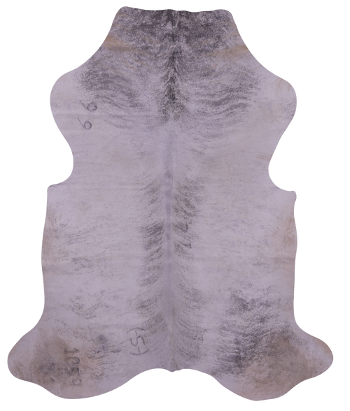 Grey Brindle Natural Cowhide Rug - X-Large 7'2