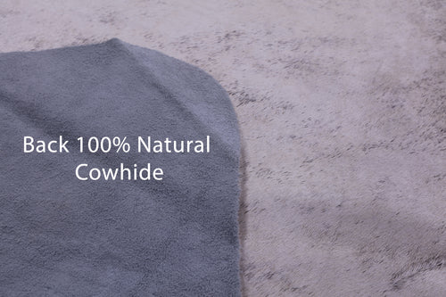 Grey Brindle Natural Cowhide Rug - X-Large 7'2