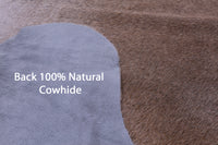 Thumbnail for Champagne Natural Cowhide Rug - Large 6'4