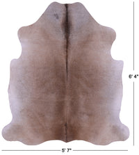 Thumbnail for Champagne Natural Cowhide Rug - Large 6'4