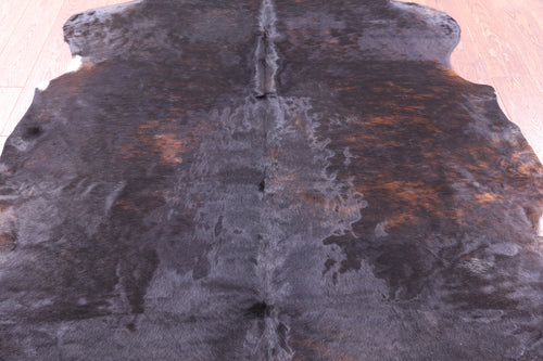 Dark Brown Natural Cowhide Rug - Medium 6'2