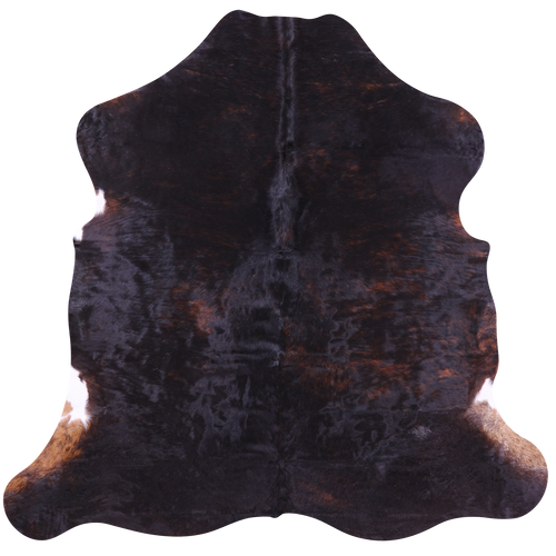 Dark Brown Natural Cowhide Rug - Medium 6'2