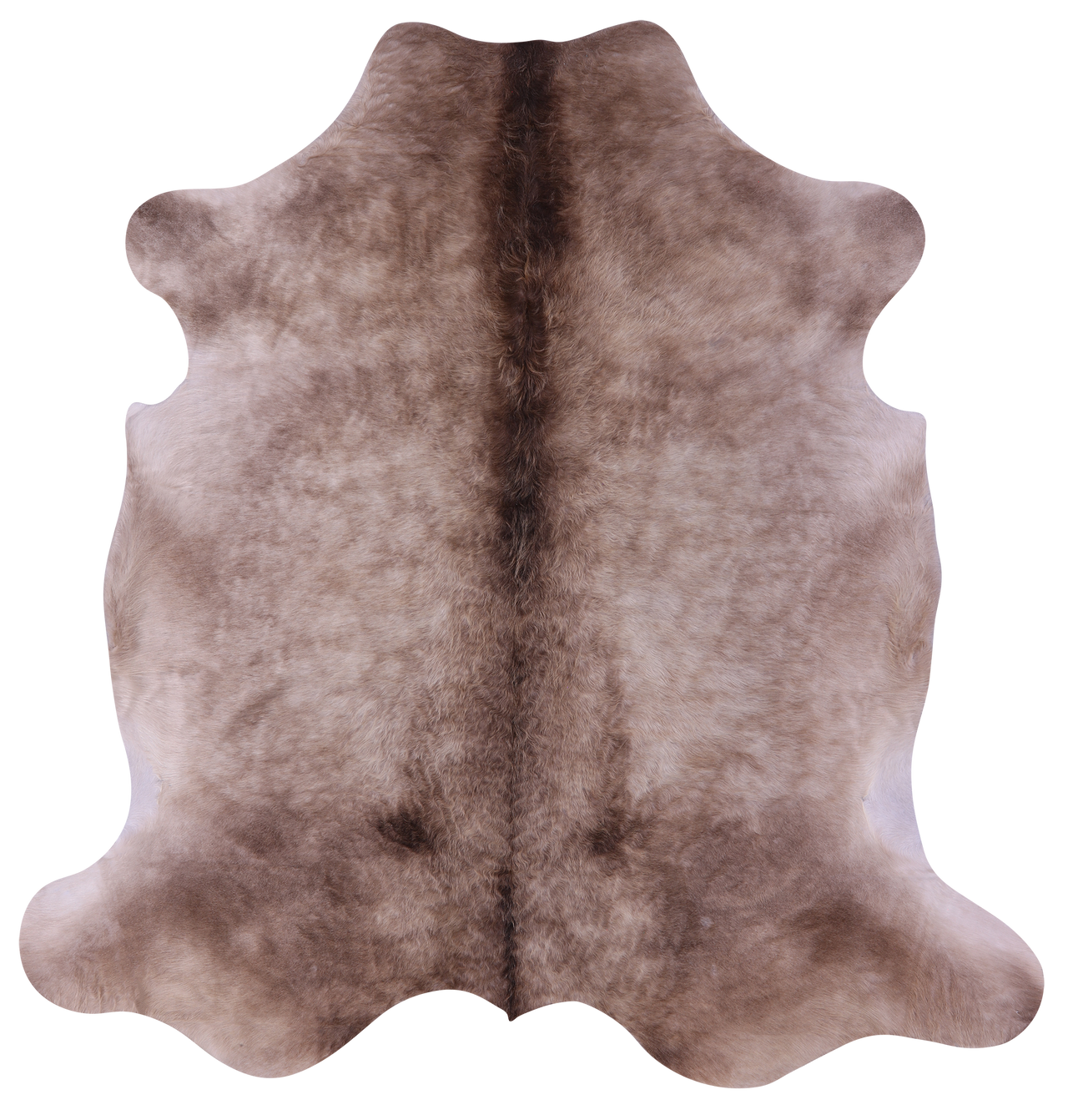 Champagne Natural Cowhide Rug - X-Large 7'3"H x 7'0"W