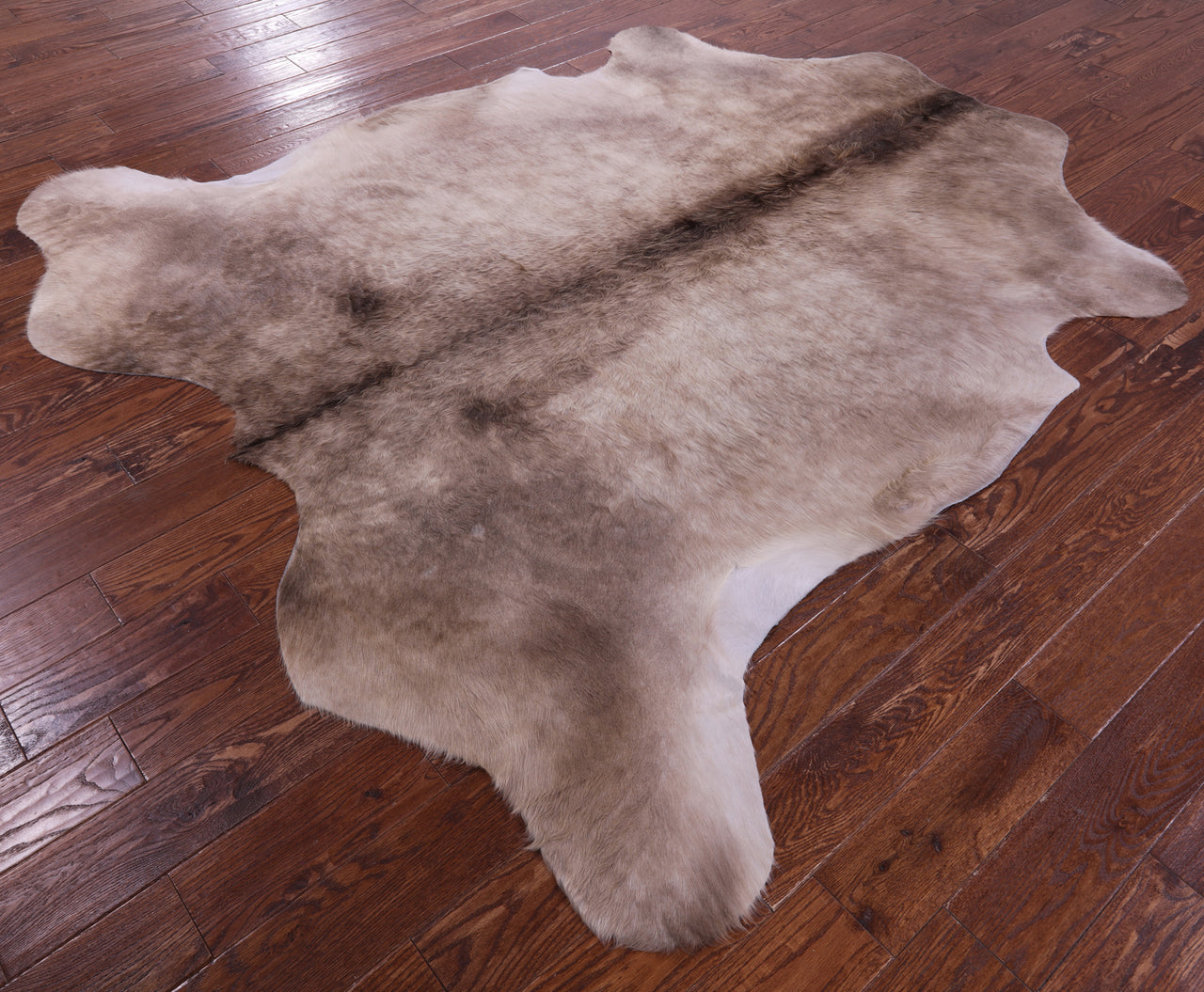 Champagne Natural Cowhide Rug - X-Large 7'3"H x 7'0"W