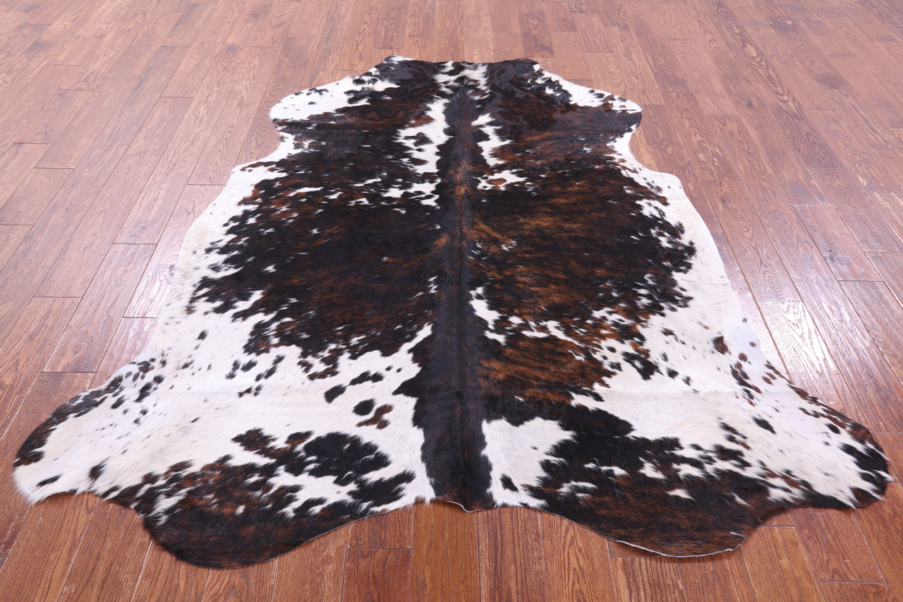 Tricolor Natural Cowhide Rug - Large 6'10"H x 6'0"W