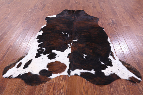 Tricolor Natural Cowhide Rug - Large 6'9