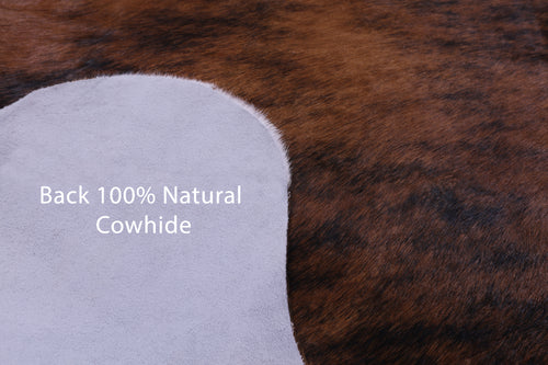 Brindle Natural Cowhide Rug - X-Large 7'0