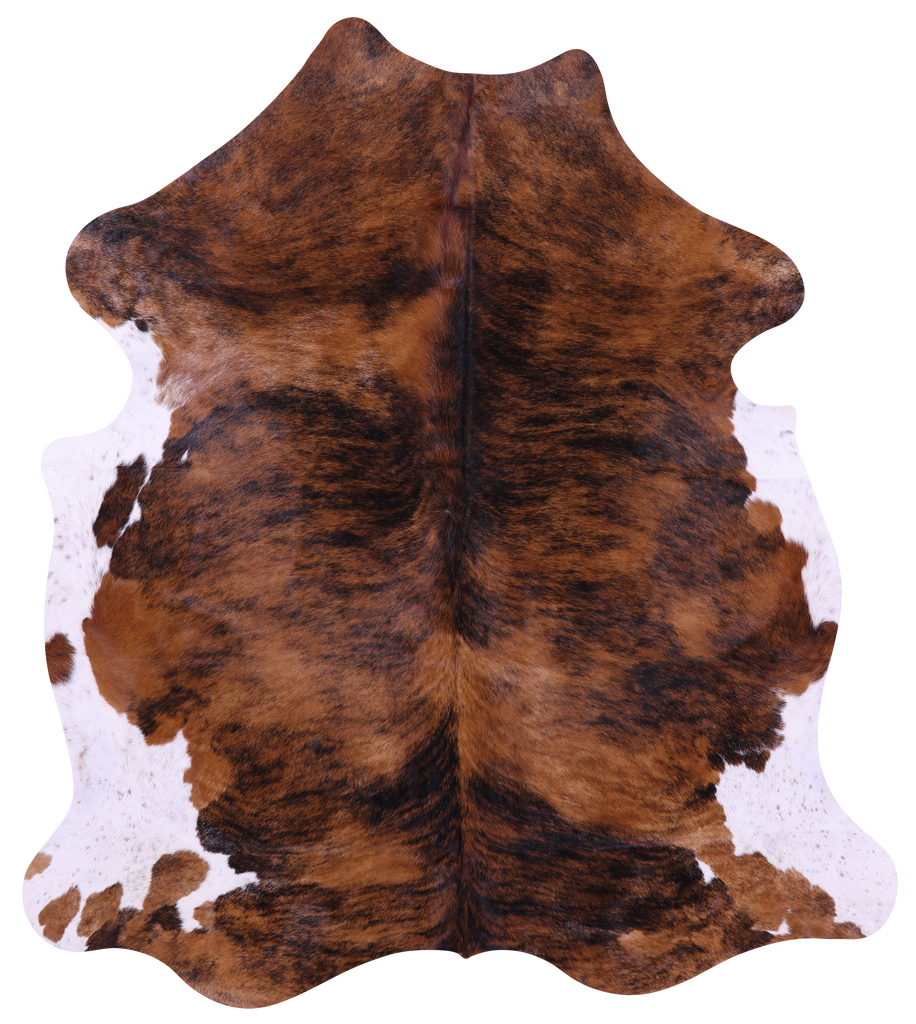 Brindle Natural Cowhide Rug - X-Large 7'0"H x 6'3"W