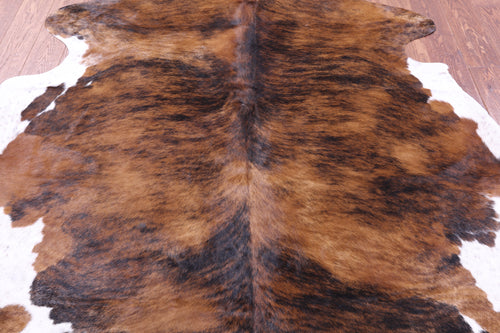 Brindle Natural Cowhide Rug - X-Large 7'0