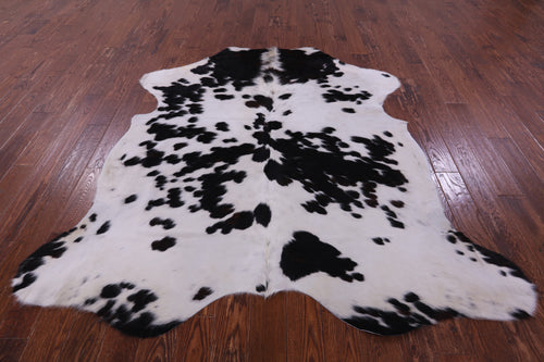 Black Salt & Pepper Natural Cowhide Rug - X-Large 7'0