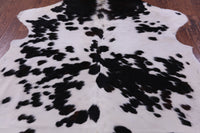 Thumbnail for Salt & Pepper Natural Cowhide Rug - X-Large 7'0