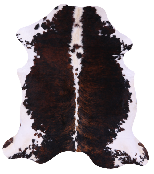 Tricolor Natural Cowhide Rug - X-Large 7'0