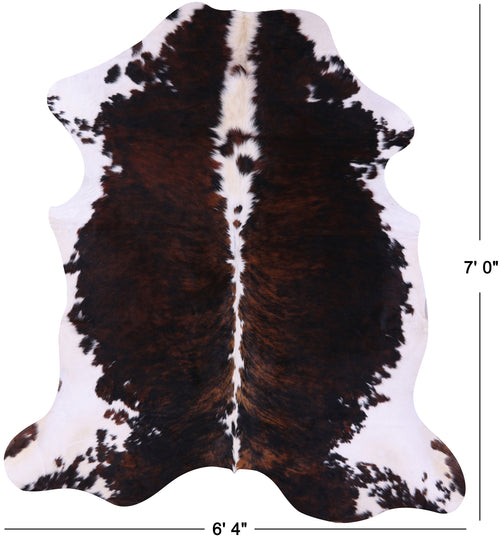 Tricolor Natural Cowhide Rug - X-Large 7'0