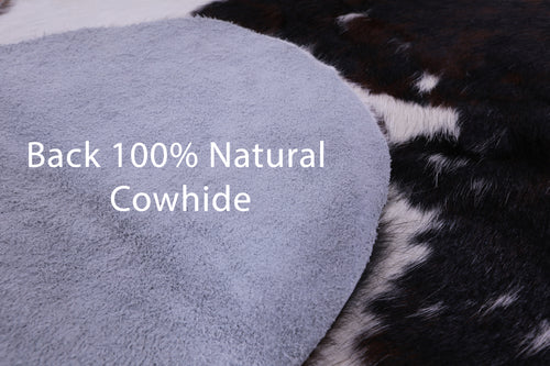 Tricolor Natural Cowhide Rug - X-Large 7'0
