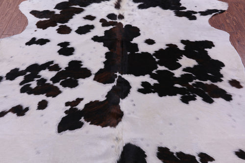 Tricolor Natural Cowhide Rug - Large 6'10