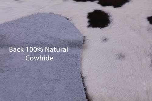 Tricolor Natural Cowhide Rug - Large 6'10