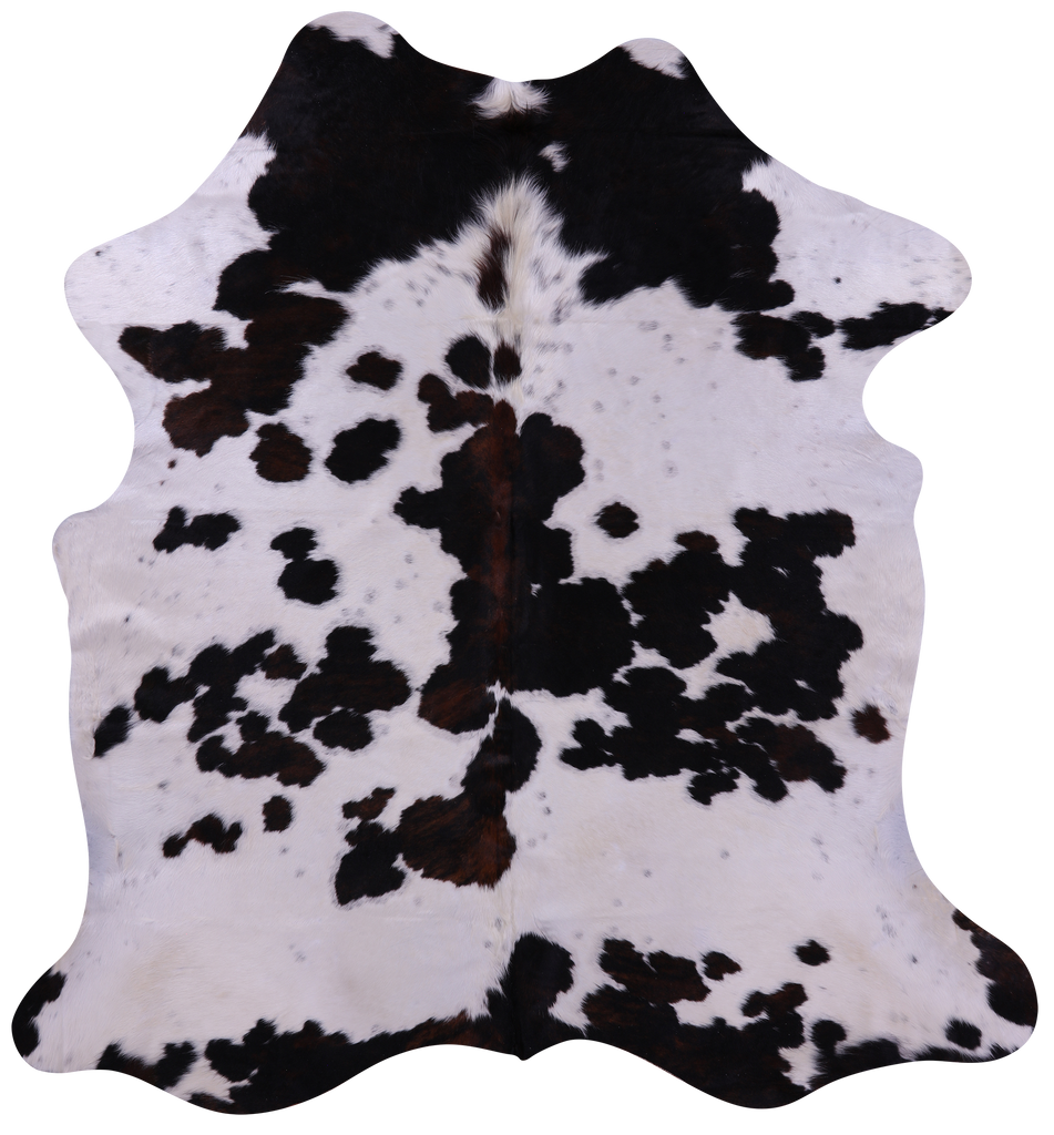 Tricolor Natural Cowhide Rug - Large 6'10"H x 6'7"W
