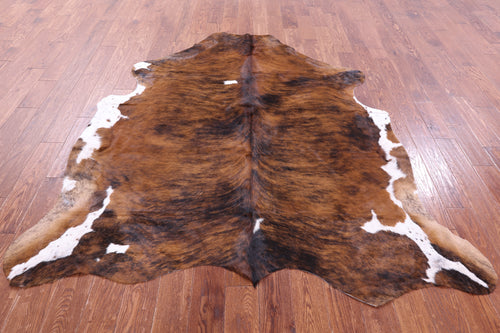 Brindle Natural Cowhide Rug - X-Large 7'0