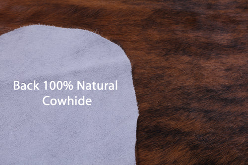 Brindle Natural Cowhide Rug - X-Large 7'0