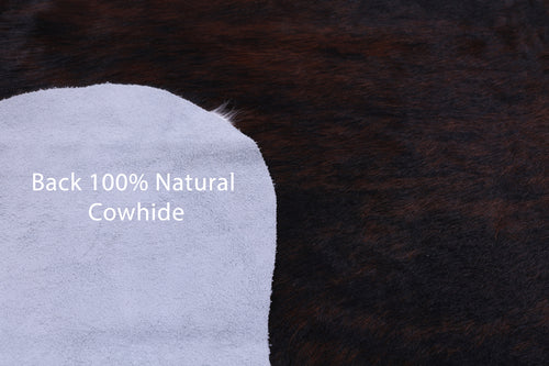 Tricolor Natural Cowhide Rug - Large 6'7