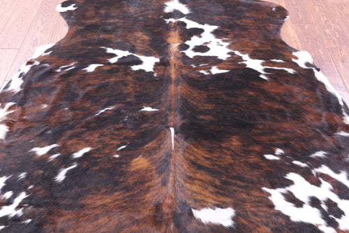 Tricolor Natural Cowhide Rug - Medium 6'4