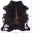 Tricolor Natural Cowhide Rug - Medium 6'1"H x 5'9"W