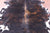 Tricolor Natural Cowhide Rug - Medium 6'1"H x 5'9"W