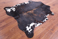 Thumbnail for Tricolor Natural Cowhide Rug - Medium 6'1