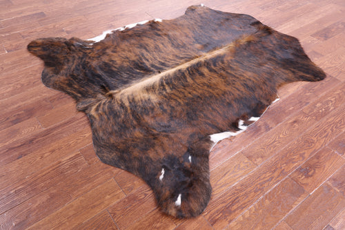 Brindle Natural Cowhide Rug - Large 6'4
