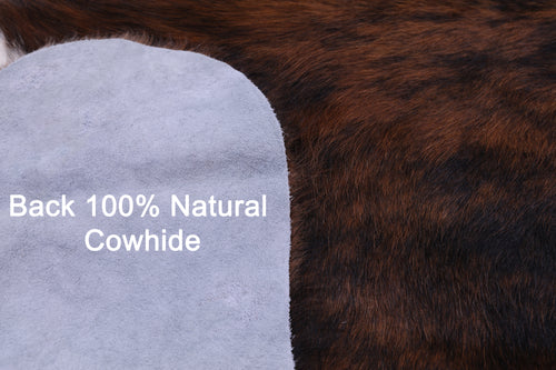 Brindle Natural Cowhide Rug - Large 6'4