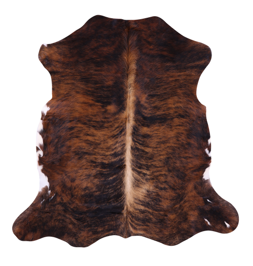 Brindle Natural Cowhide Rug - Large 6'4