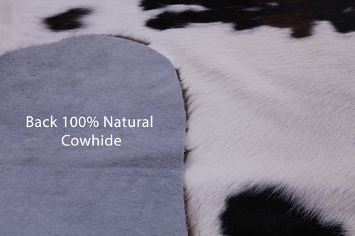 Tricolor Natural Cowhide Rug - X-Large 7'0