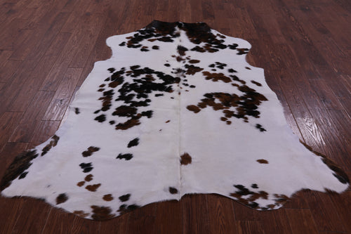 Tricolor Natural Cowhide Rug - Large 6'7