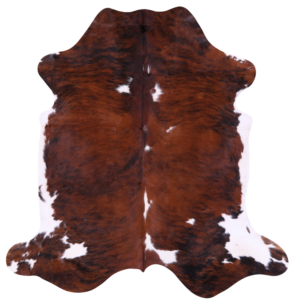 Brindle Natural Cowhide Rug - Large 6'7"H x 6'5"W