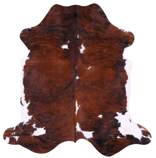 Brindle Natural Cowhide Rug - Large 6'7