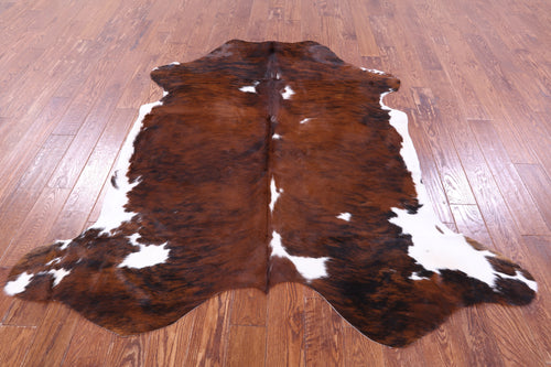 Brindle Natural Cowhide Rug - Large 6'7