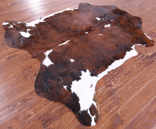 Brindle Natural Cowhide Rug - Large 6'7