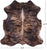 Brindle Natural Cowhide Rug - Large 6'7"H x 6'0"W