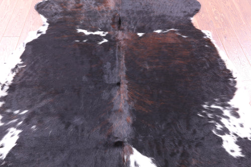 Tricolor Natural Cowhide Rug - X-Large 7'4