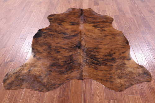 Brindle Natural Cowhide Rug - Large 6'4