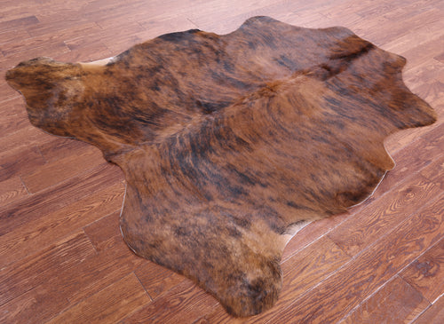 Brindle Natural Cowhide Rug - Large 6'4