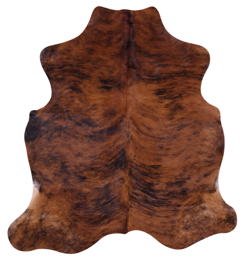 Brindle Natural Cowhide Rug - Large 6'4