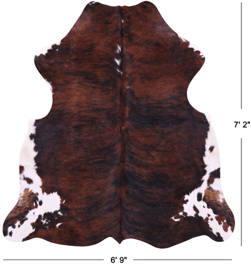 Brindle Natural Cowhide Rug - X-Large 7'2
