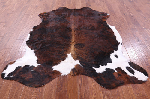 Tricolor Natural Cowhide Rug - Large 6'10